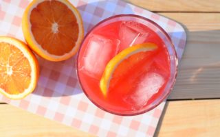 cocktail met bloedsinaasappel