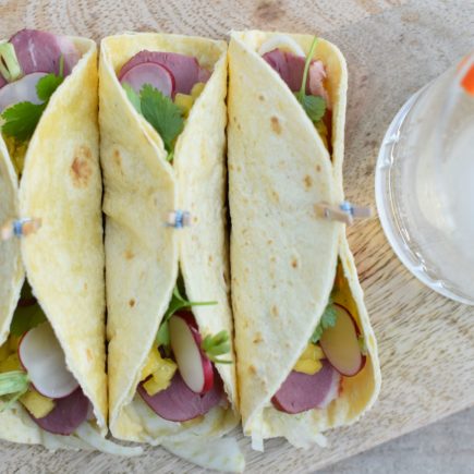 GemBlue Barrel Gin - Tortilla met gerookte eend