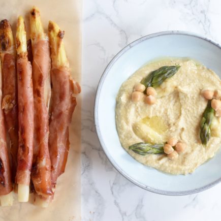 Hummus van asperges - Krokante asperges