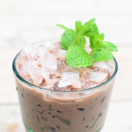 Paascocktail - Chocolade Mojito met eigen chocoladelikeur