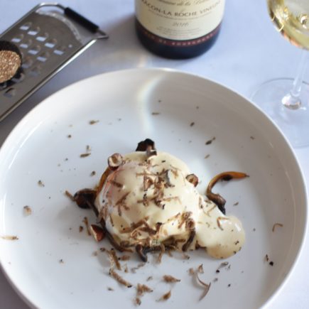 Gepofte knolselder - Eitje 62 - Hollandaise - Truffel