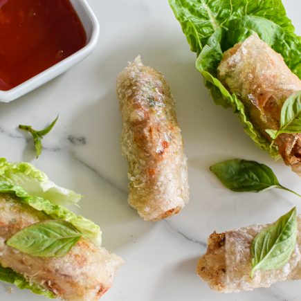 Vietnamese loempia met rijstvellen