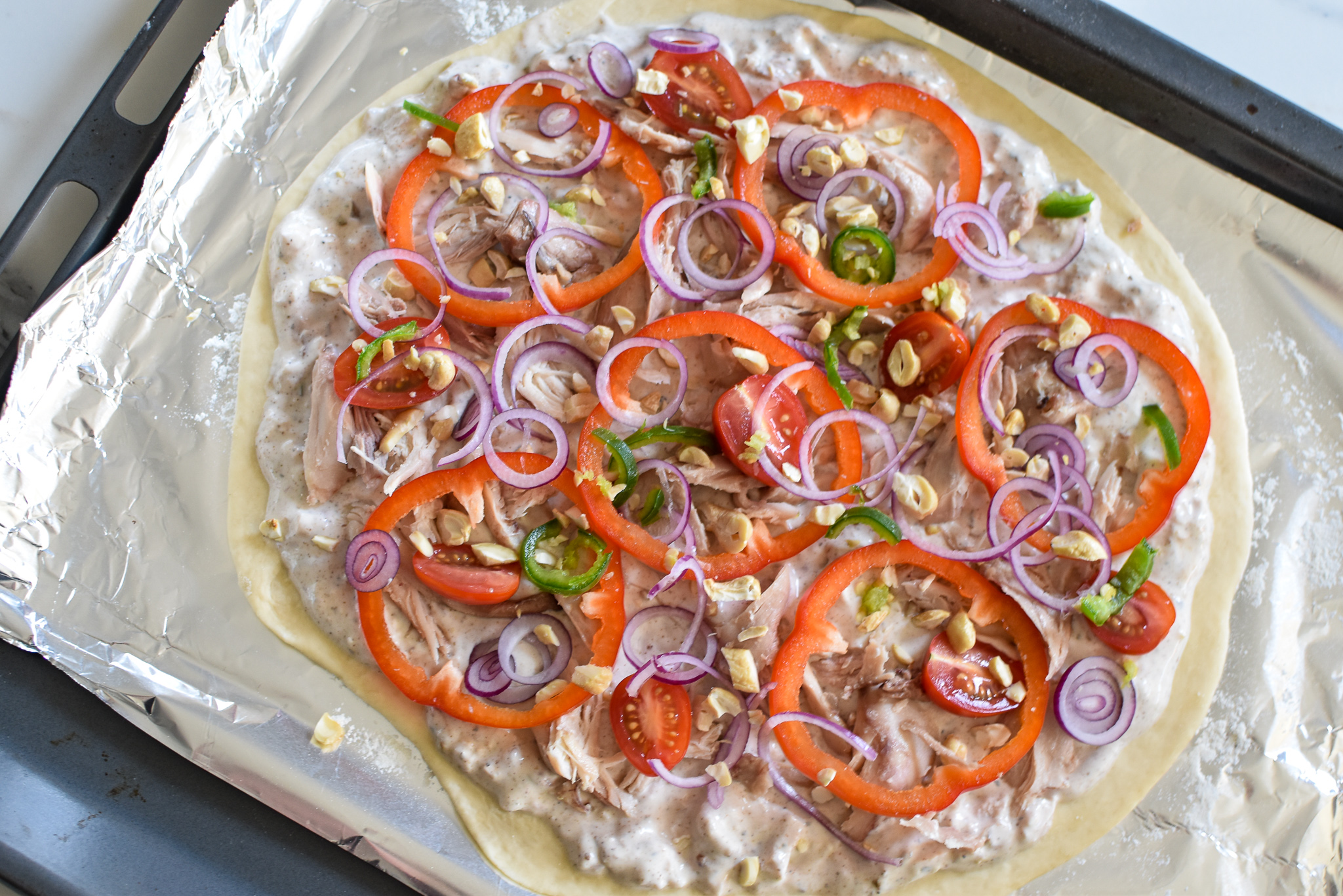 Kip Tikka Masala - Verse pizza