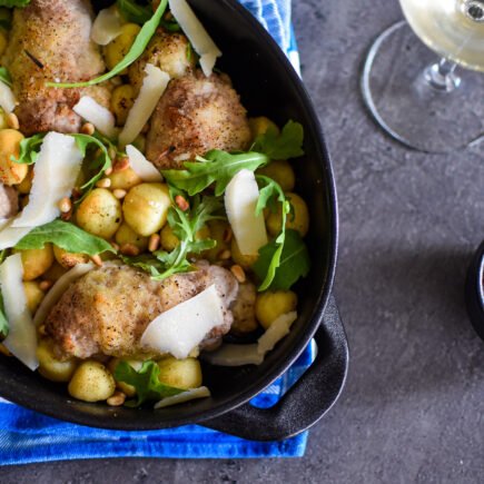 Siciliaanse kalfsrolletjes met gnocchi