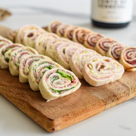 Aperitief wraps met ham, eend en carpaccio