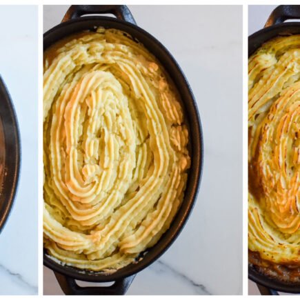 Parmentier van eend en pastinaak