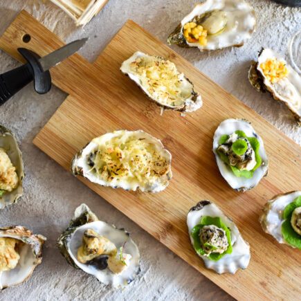 Oesters, 4 x anders - warm en koud