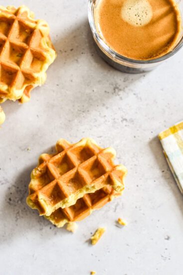 Suikerwafel. Krokant van buiten, zacht van binnen