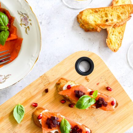 Paasbrunch: Crostini - Gerookte zalm - Mimosa