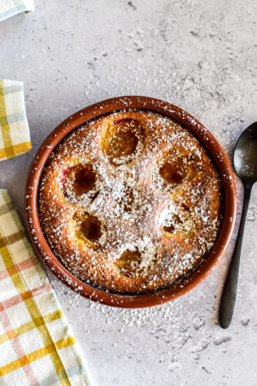 Clafoutis met pruimen