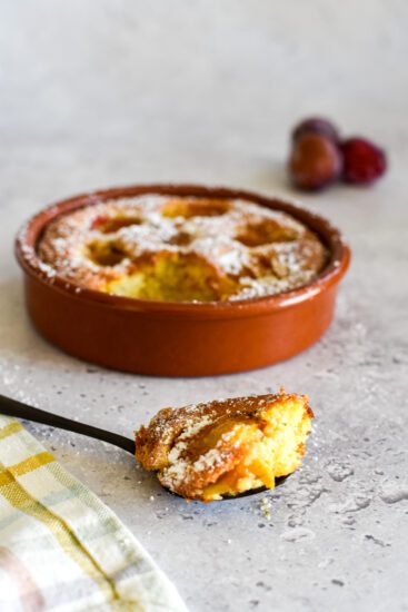 Clafoutis met pruimen