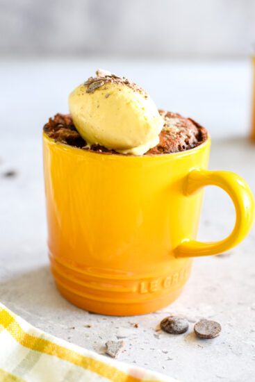 Chocolade - brownie mug cake