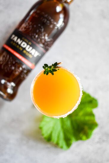 Cocktail: Pompoen, rum & Elixir D'Anvers