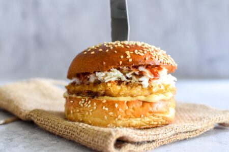 Chicken Katsu Burger - Heavenly fastfood