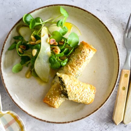 Börek met spinazie en feta