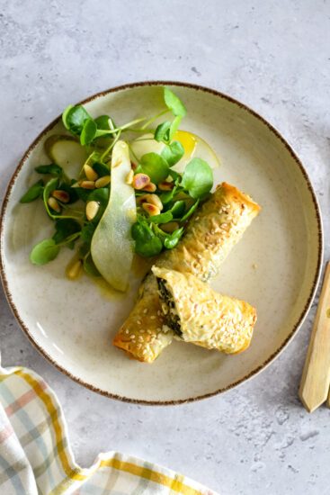 Börek met spinazie en feta