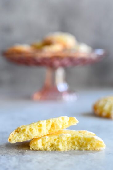 Citroen crinkle cookies - Recept citroenkoekjes