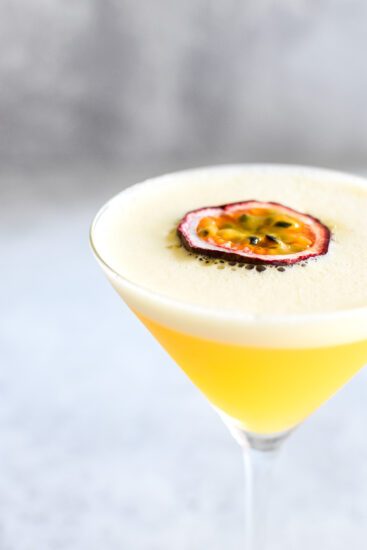 Belgische Pornstar Martini met Elixir d'Anvers