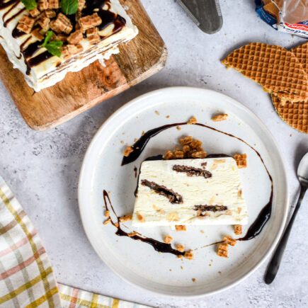 Easy semifreddo met stroopwafels