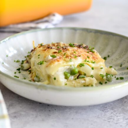 Vislasagne met asperges en erwtjes – ultiem comfortfood met lentegroenten