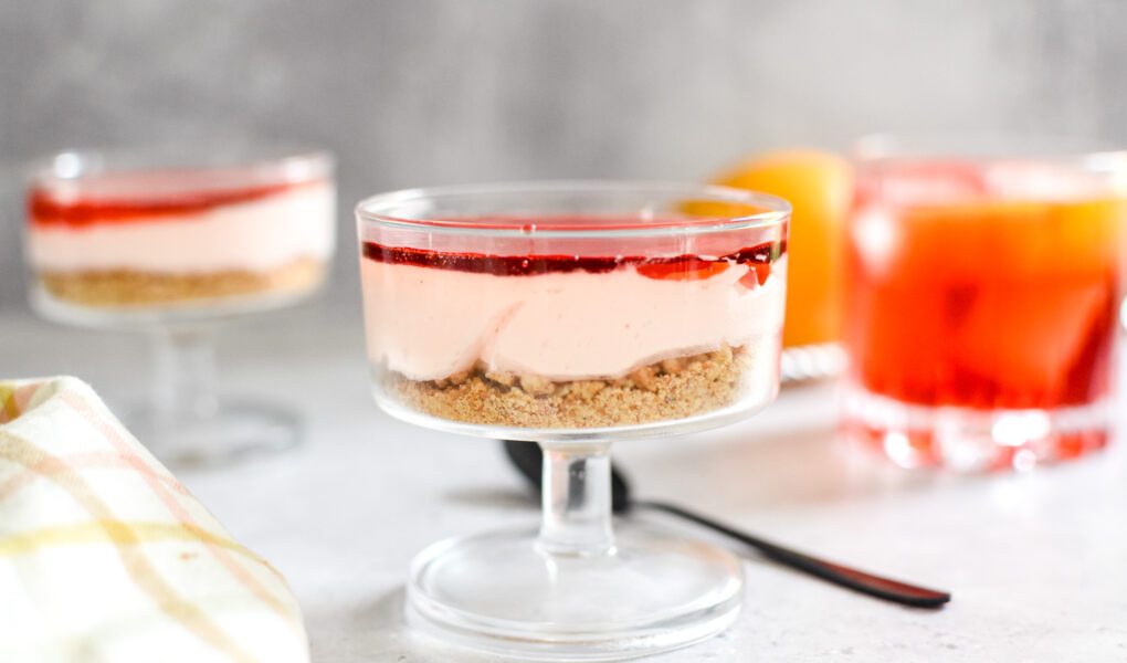 Negroni Cheesecake in een glas