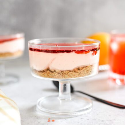 Negroni Cheesecake in een glas