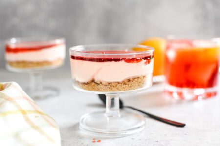 Negroni Cheesecake in een glas