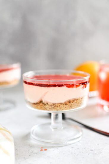 Negroni Cheesecake in een glas