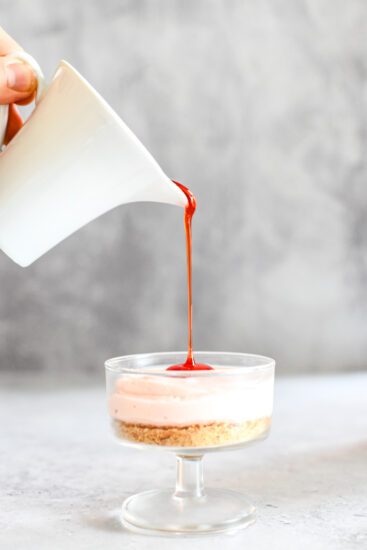 Negroni Cheesecake in een glas