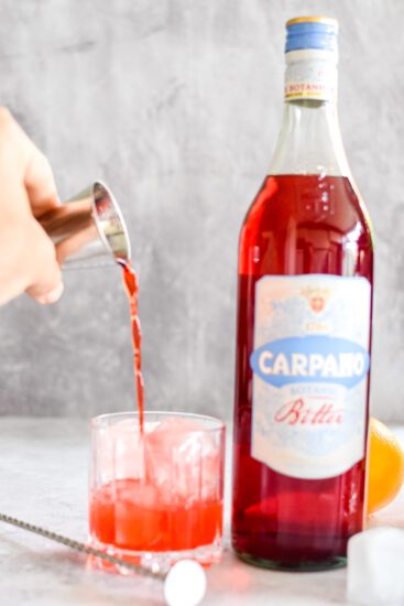 Negroni Cheesecake in een glas