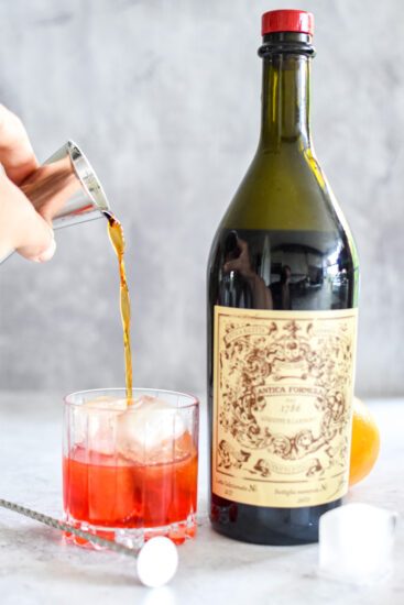 Negroni Cheesecake in een glas