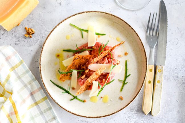 Steak tartaar "carpaccio style" – een frisse twist op de klassieker