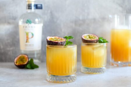 Winter Pornstar Martini Punch - Cocktail of Mocktail