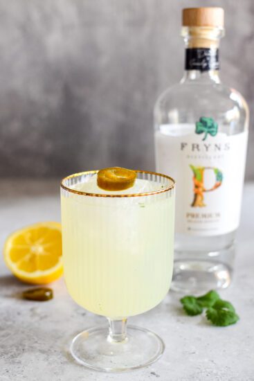 Spicy Fryns Margarita met Jalapeno en koriander