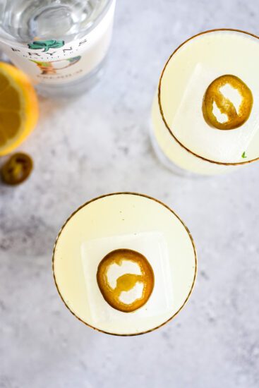 Spicy Fryns Margarita met Jalapeno en koriander