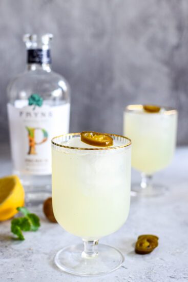 Spicy Fryns Margarita met Jalapeno en koriander