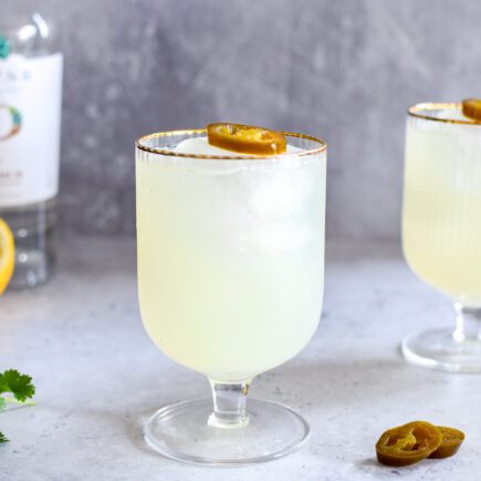Spicy Fryns Margarita met Jalapeno en koriander
