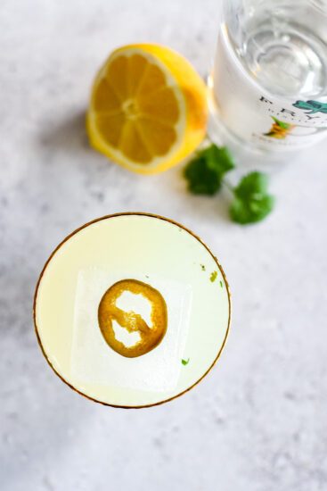Spicy Fryns Margarita met Jalapeno en koriander