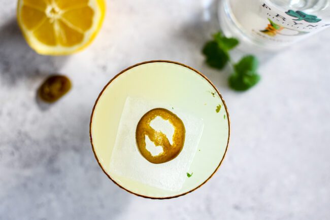 Spicy Fryns Margarita met Jalapeno en koriander