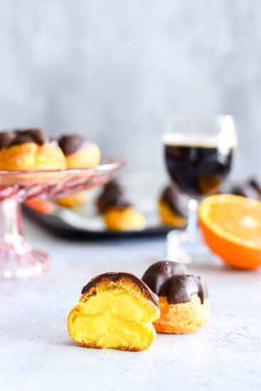 Recept - Orangette soesjes met sinaasappel en chococlade