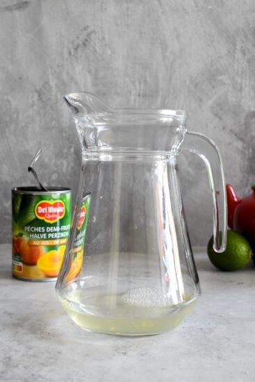Zelf perzik ice tea maken: super snel en heerlijk verfrissend