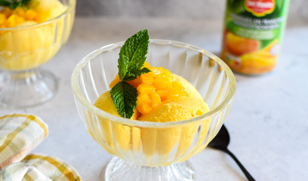 Mango Nice cream - Snel, makkelijk en heerlijk verfrissend