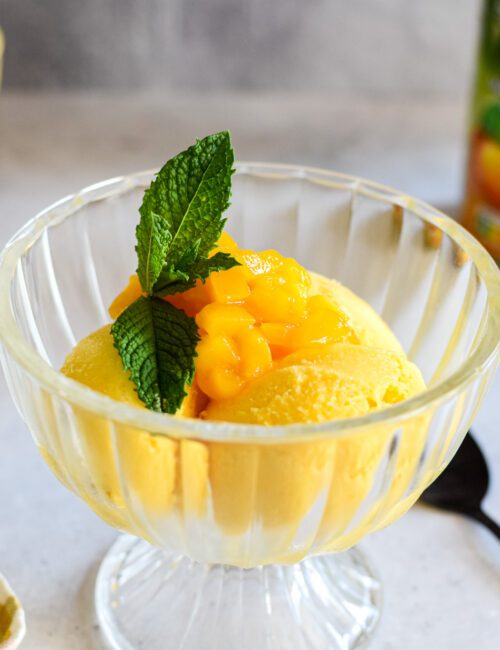 Mango Nice cream - Snel, makkelijk en heerlijk verfrissend