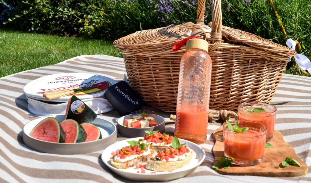 Picknick inspiratie met Tomélon, de watermeloen uit Hoogstraten