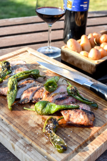 Iberico Secreto, Padron pepers en patatjes uit de Bricknic