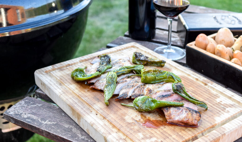 Iberico Secreto, Padron pepers en patatjes uit de Bricknic