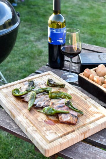Iberico Secreto, Padron pepers en patatjes uit de Bricknic